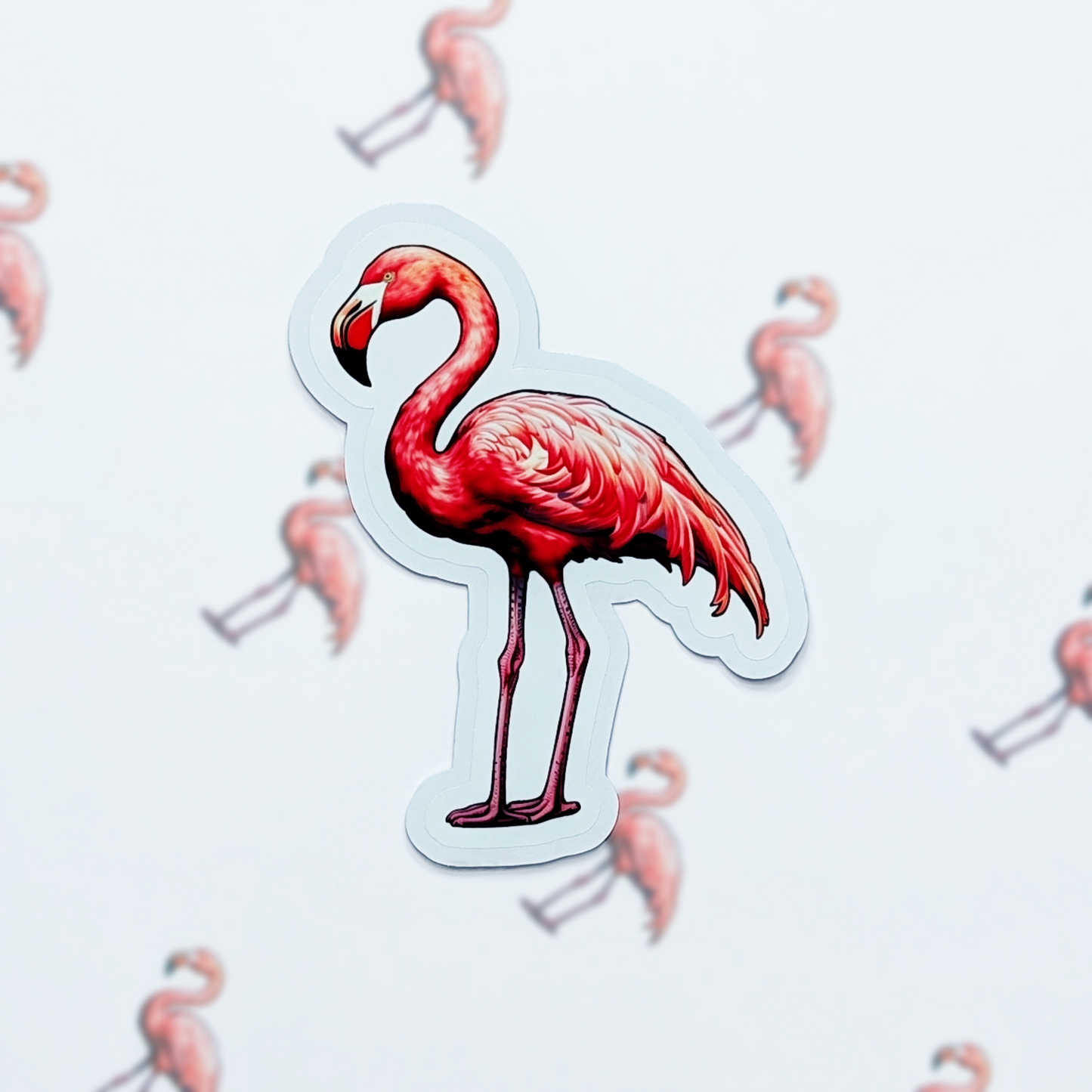 Flamingo Vinyl Sticker