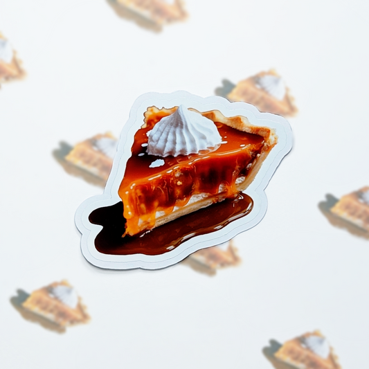 Caramel Cheesecake Vinyl Sticker