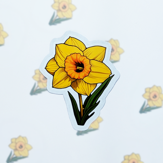 Dafodil Vinyl Sticker