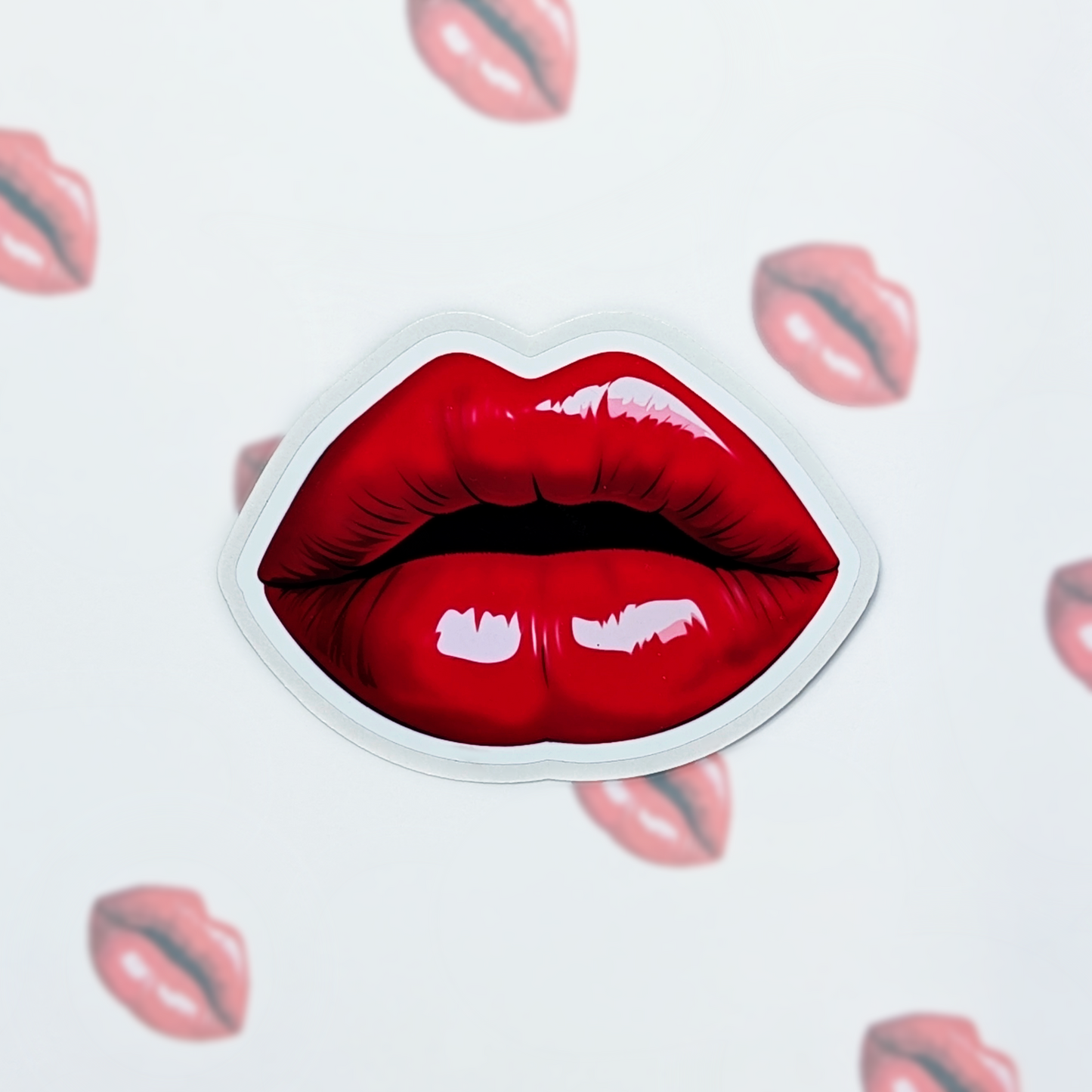 Lips Vinyl Sticker