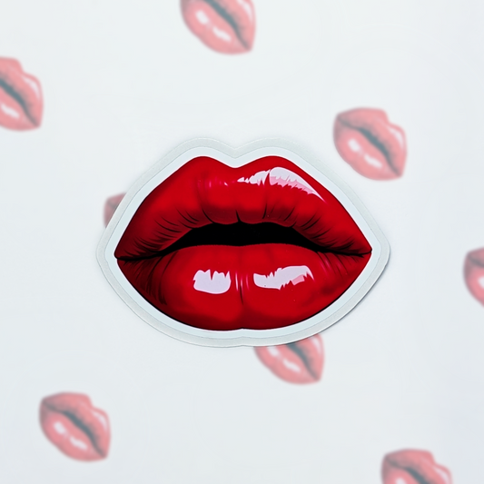 Lips Vinyl Sticker