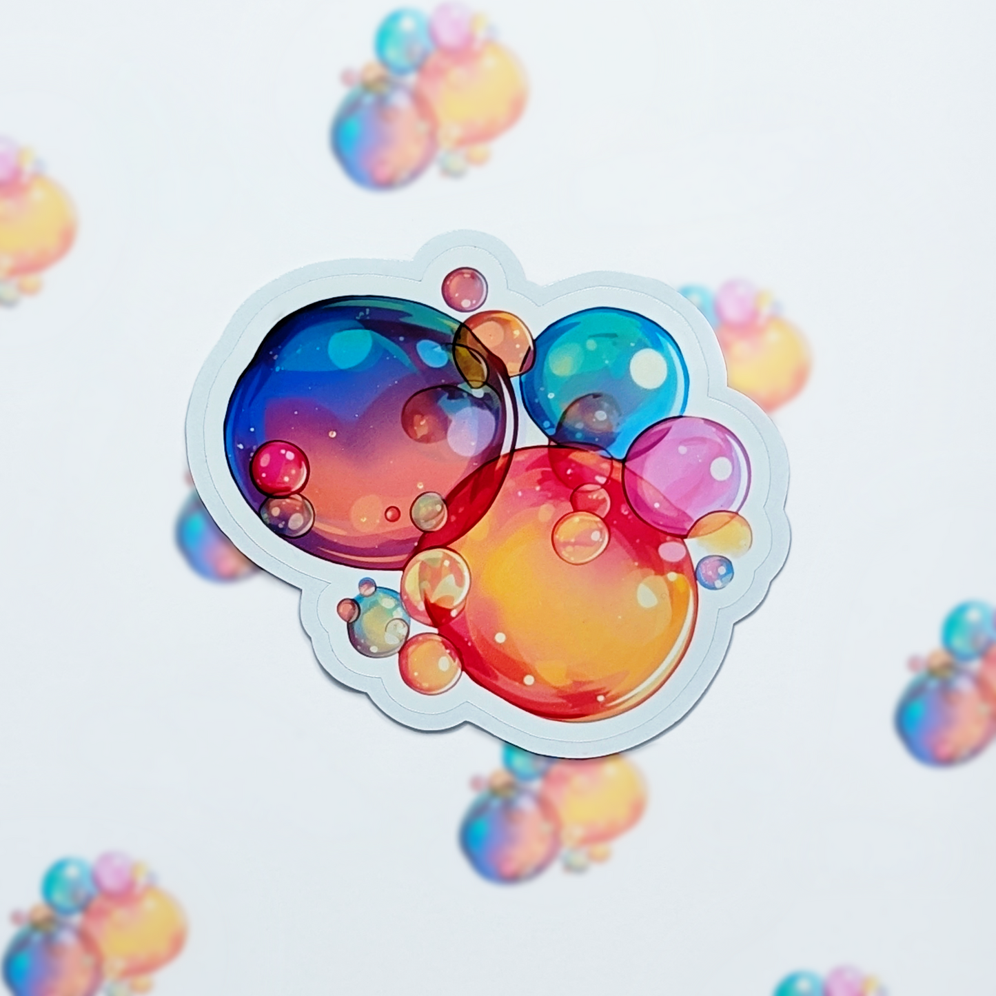 Bubbles Vinyl Sticker