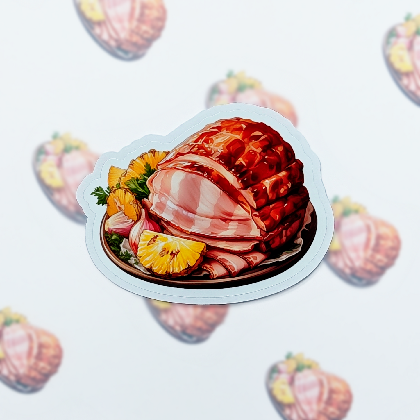 Ham Dinner Vinyl Sticker