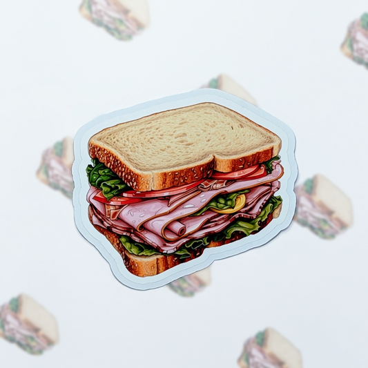 Ham Sammich Vinyl Sticker