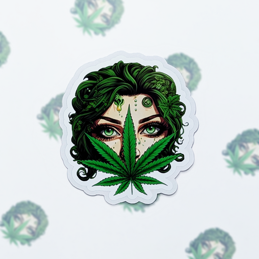 Plant Girl Vinyl Sticker