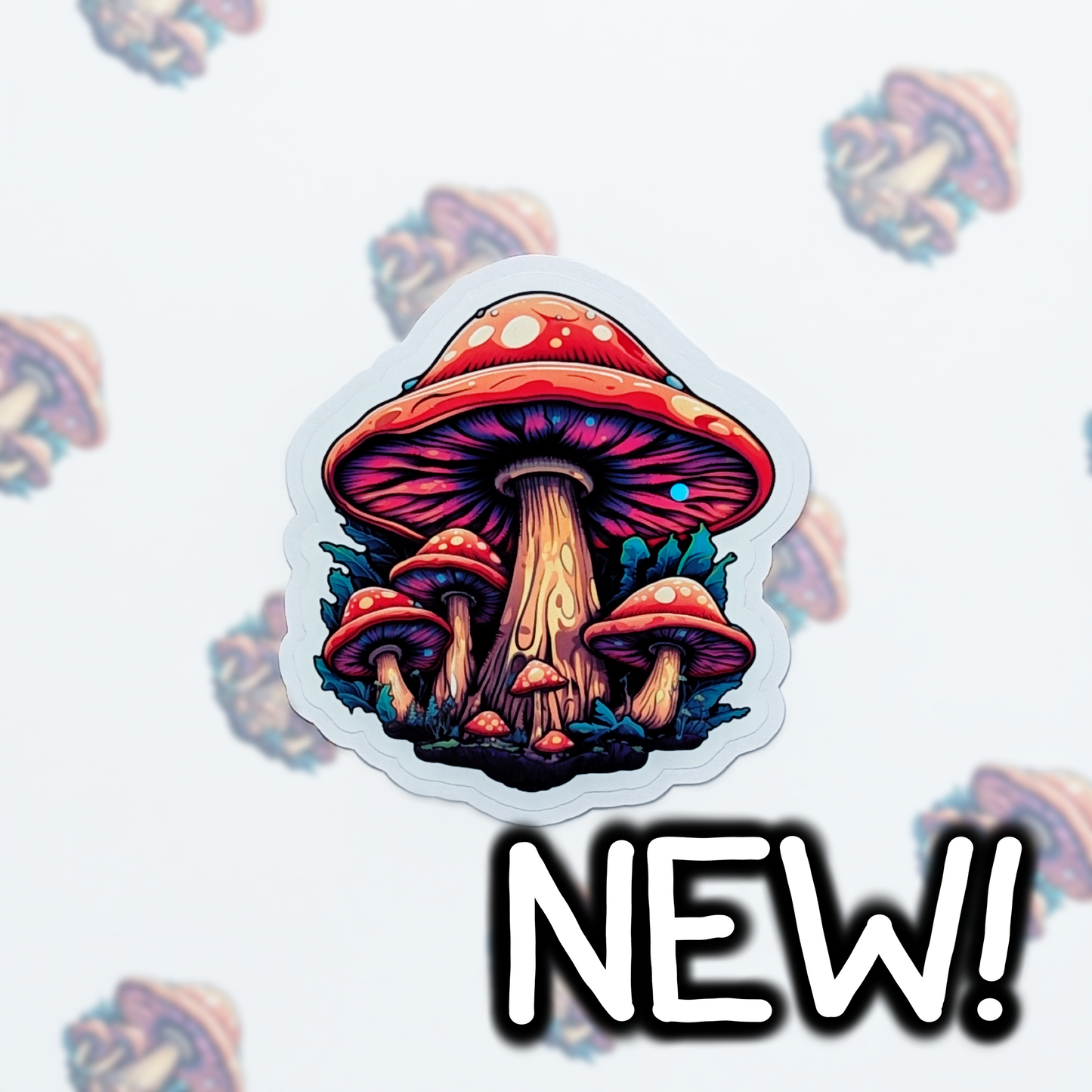 Magic Mushies Vinyl Sticker