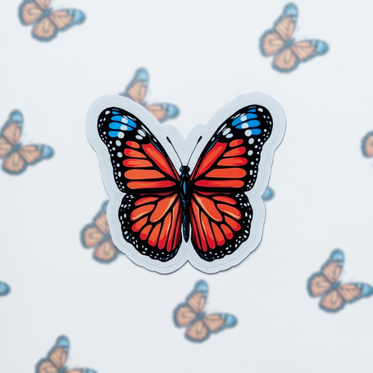 Monarch Butterfly Vinyl Sticker