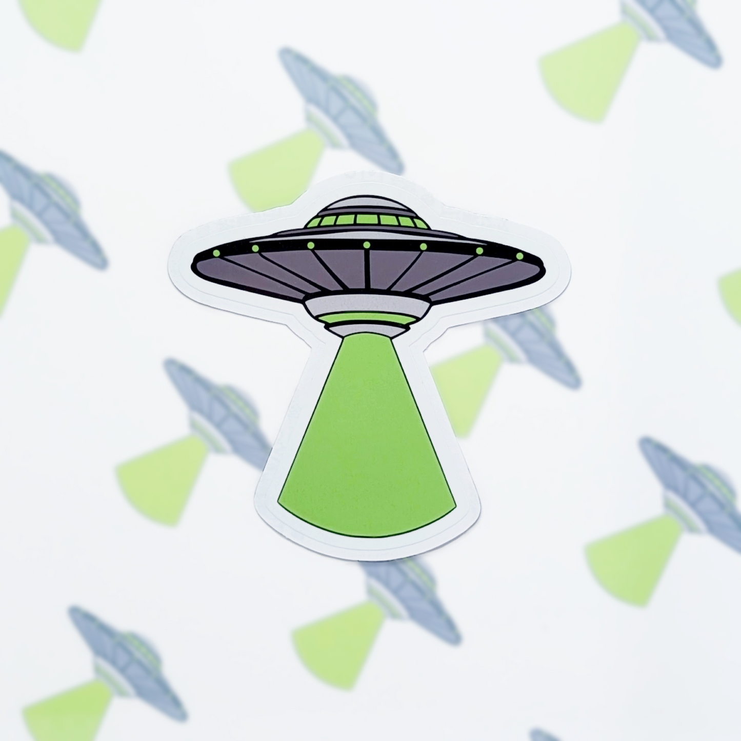 Unidentified Flying Object Vinyl Sticker